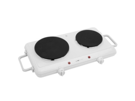 CLATRONIC Double plaque de cuisson DKP 3583, blanc