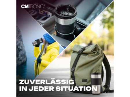 CLATRONIC Cafetière électrique to go KA 3733, noir/argent