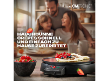 CLATRONIC Crêpière électrique CM 3372, noir