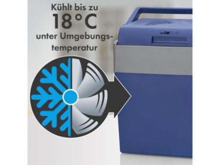 CLATRONIC Glacière KB 3714, bleu/gris