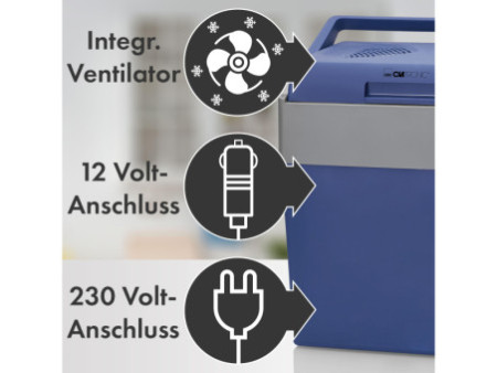 CLATRONIC Glacière KB 3714, bleu/gris