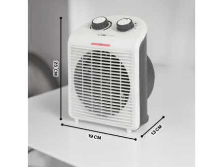 CLATRONIC Radiateur soufflant HL 3761, blanc/gris