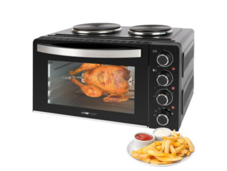 CLATRONIC Petite cuisinière KK 3786, 2 plaques de cuisson