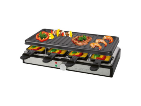 CLATRONIC Raclette-gril RG 3757, pour 8 personnes