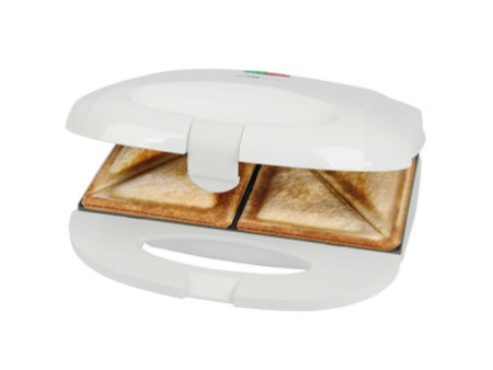 CLATRONIC Gril à sandwich ST 3813, blanc