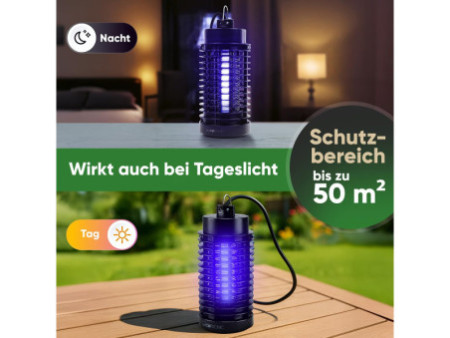 CLATRONIC Lampe anti-insectes ISL 3823, noir