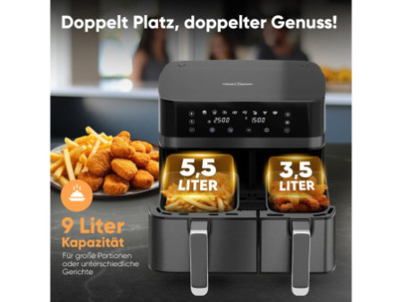 PROFI COOK Friteuse double à air chaud PC-FR 1295 H