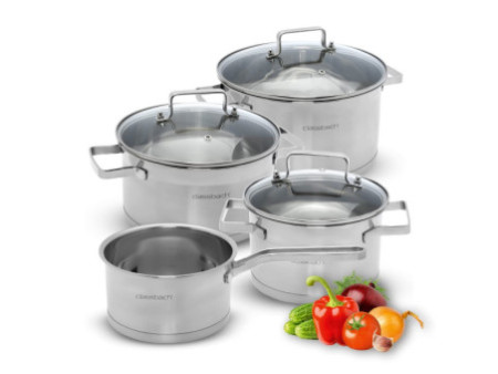 classbach Set de casseroles C-KTS 4016, 7 pièces, acier