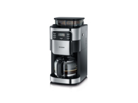 SEVERIN Cafetière électrique KA 4810, acier inoxydable/noir