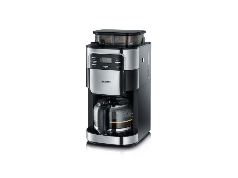 SEVERIN Cafetière électrique KA 4810, acier inoxydable/noir