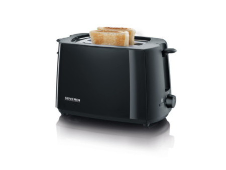 SEVERIN Grille-pain pour 2 tranches AT 2287, 700 watt, noir