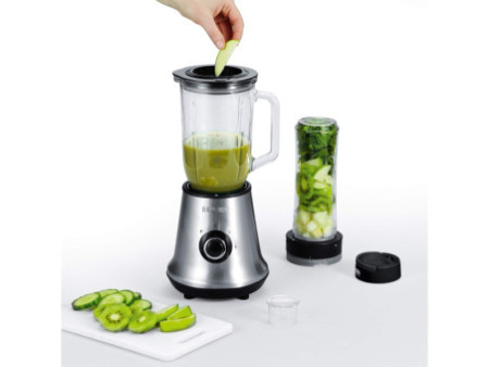 SEVERIN Mixeur multifonction + Smoothie Mix & Go SM 3737,