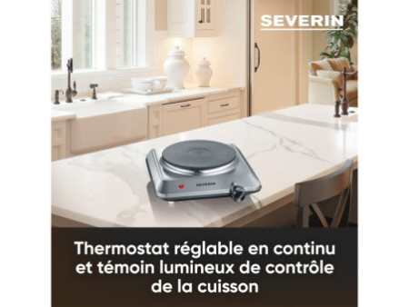 SEVERIN Réchaud électrique simple KP 1092, noir