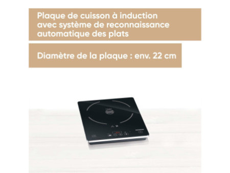 SEVERIN Réchaud 1 plaque à induction KP 1071, noir