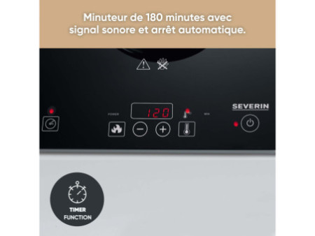 SEVERIN Réchaud 1 plaque à induction KP 1071, noir