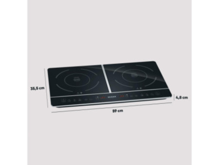 SEVERIN Double plaque à induction DK 1031, noir