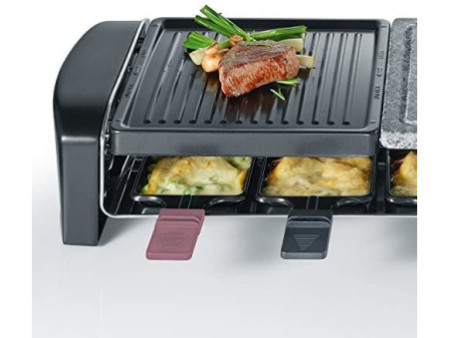 SEVERIN Raclette-grill RG 9645, pierre de cuisson naturelle