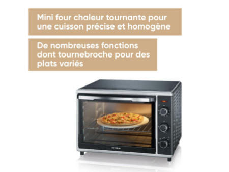 SEVERIN Four à chaleur tournante T0 2058
