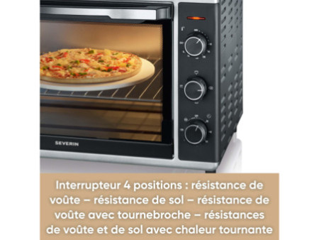 SEVERIN Four à chaleur tournante T0 2058