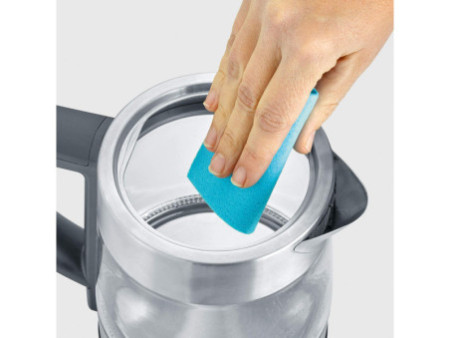 SEVERIN Bouilloire eau et thé WK 3473 DELUXE, verre / inox