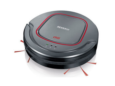 SEVERIN Aspirateur robot Chill RB 7025, noir/rouge