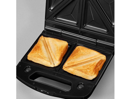 SEVERIN Gaufrier / Appareil à croque-monsieur SA 2968, noir