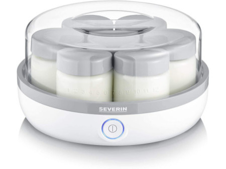 SEVERIN Yaourtière JG 3518, blanc/acier inoxydable