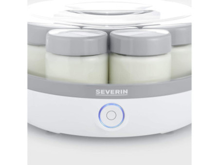 SEVERIN Yaourtière JG 3518, blanc/acier inoxydable