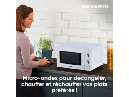 SEVERIN Micro-ondes MW 7770-000, 700 Watt, blanc
