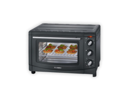 SEVERIN Four cuiseur toasteur TO 2067, noir / argent