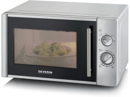 SEVERIN Micro-ondes MW 7772, 900 watts, argenté / noir