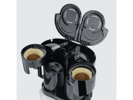 SEVERIN Cafetière électrique duo KA 9315, noir