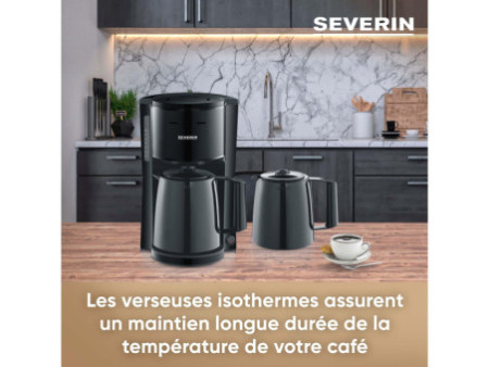 SEVERIN Cafetière électrique KA 9307, noir