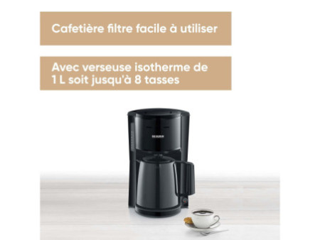 SEVERIN Cafetière électrique KA 9306, noir