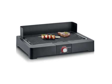 SEVERIN Grill de table PG 8567, avec plaque de grill, noir