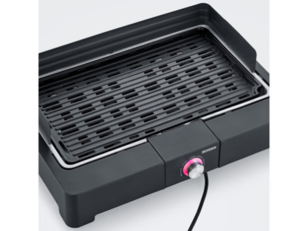 SEVERIN Grill de table PG 8567, avec plaque de grill, noir