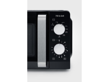 SEVERIN Micro-ondes MW 7781, fonction grill, noir/argent