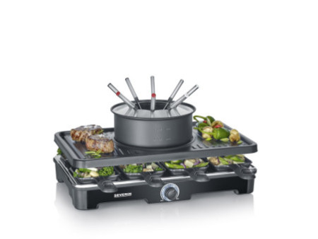 SEVERIN Appareil à raclette et fondue RG 2347, 1.400 watts