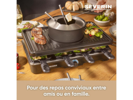 SEVERIN Appareil à raclette et fondue RG 2347, 1.400 watts