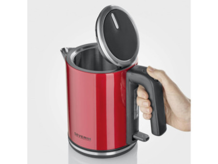 SEVERIN Bouilloire WK 3427, 1 litre, inox/rouge