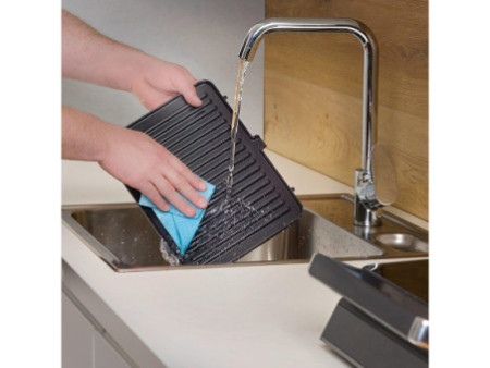 SEVERIN Gril électrique SEVINI Comfort KG 2399, verre/noir