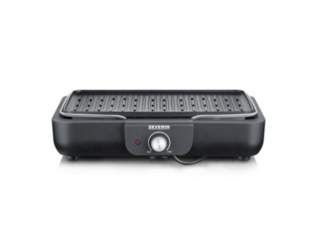SEVERIN Grill de table PG 8556, avec plaque, noir