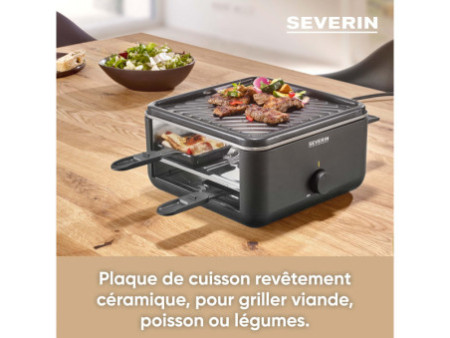 SEVERIN Mini raclette-gril RG 2360, avec plaque de gril