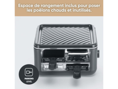 SEVERIN Mini raclette-gril RG 2360, avec plaque de gril