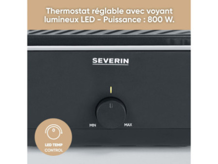 SEVERIN Mini raclette-gril RG 2360, avec plaque de gril