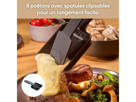 SEVERIN Raclette-gril RG 2366, pierre et plaque de cuisson