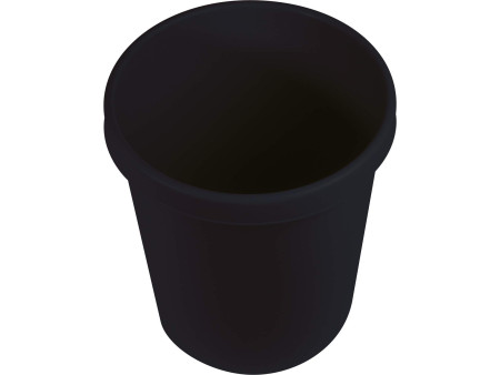 helit Corbeille à papier 'the green german', 18 L, noir