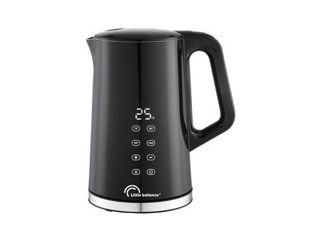 Little balance Bouilloire Black Digital, 1,7 L, noir