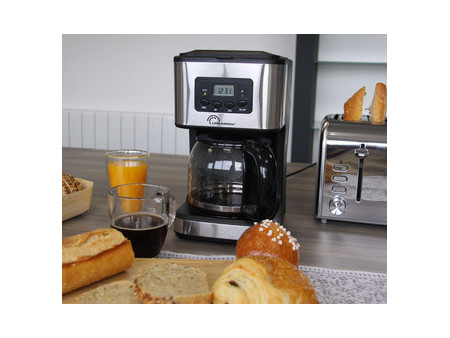Little balance Cafetière Café Control, argent/noir