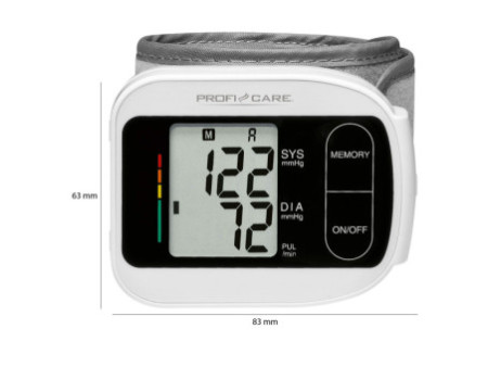 PROFI CARE Tensiomètre PC-BMG 3018, blanc/noir